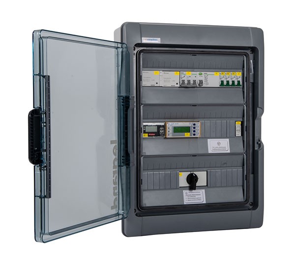 Enwitec Netzumschaltbox / Notstrom AT mit FRT / NA-Schutz / Quellenumschalter für Fronius für GEN24,