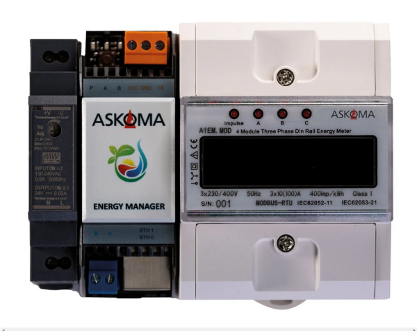 Askoma ASKOSET+ mit Energiezähler inkl. Software-Vollversion und 1. Jahres-Appgebühr